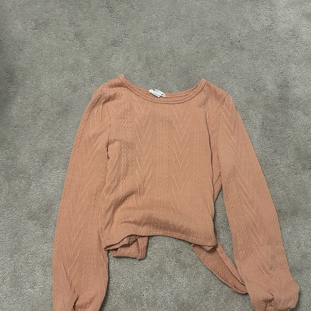 Hollister Women's Coral Knit Blouse